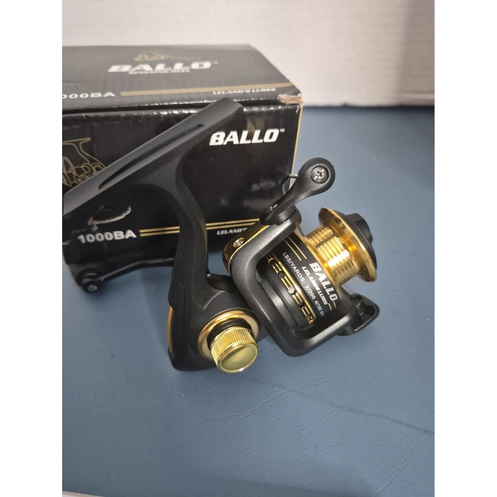 Ballo 1000BA Fishing Spinning Reel By Leland Lures Euc